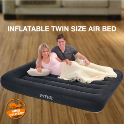 Intex Classic Downy Inflatable Twin Size Air Bed, 68758NP